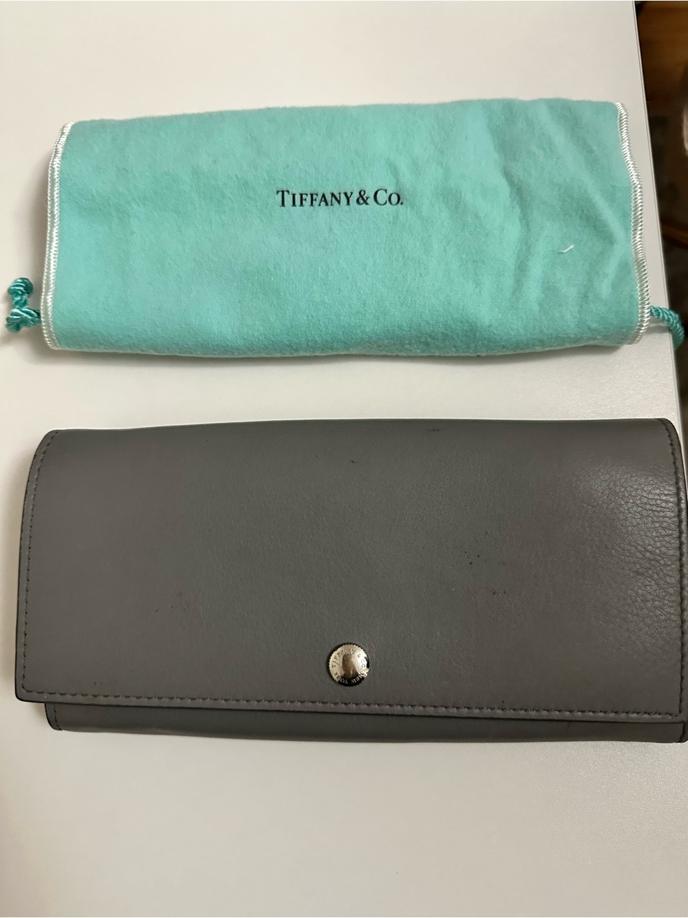 Gray Tiffany & Co Wallet